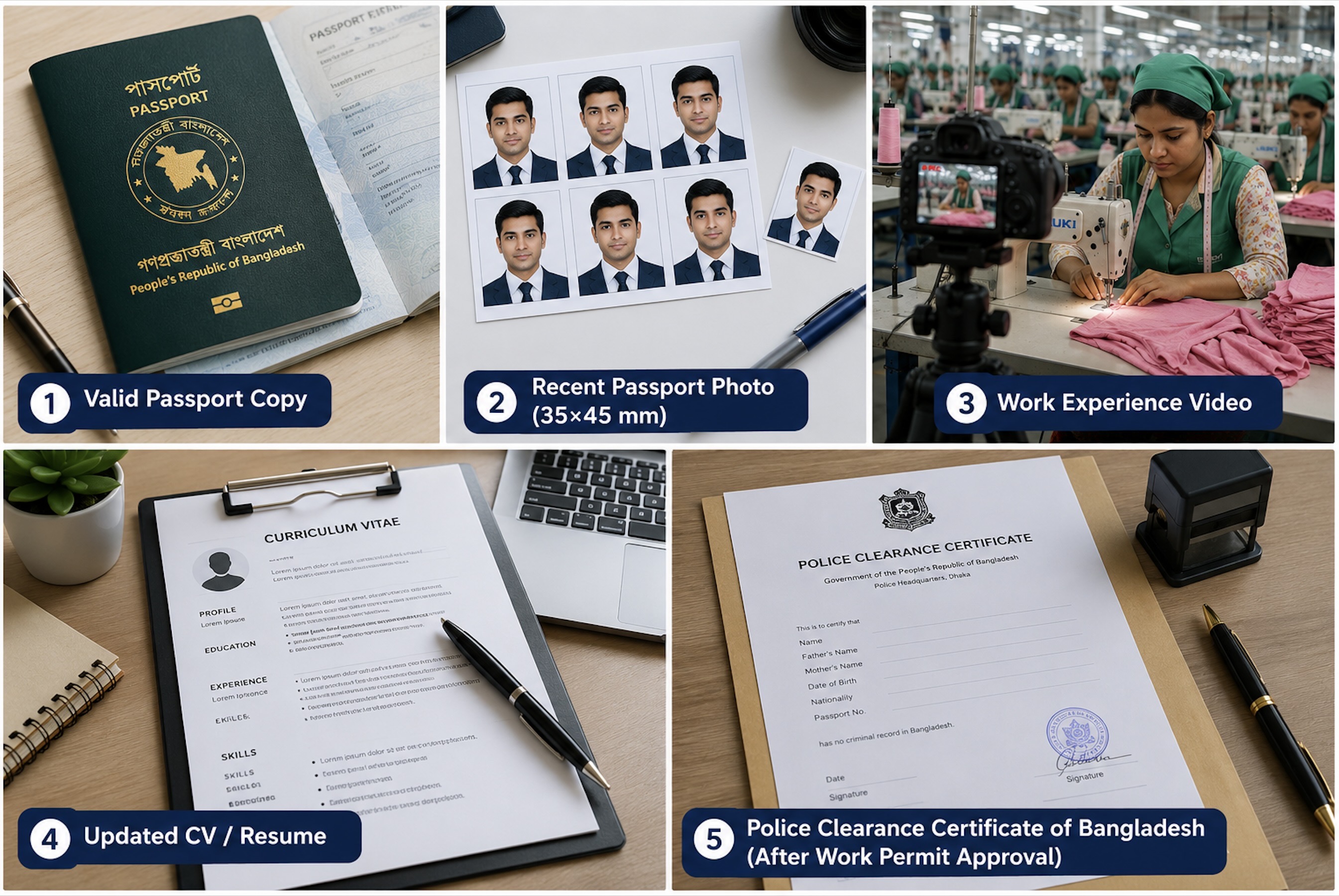 Valid passport copy